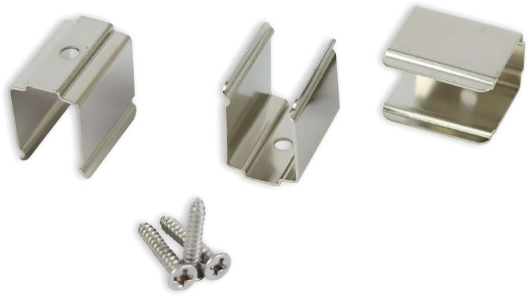 ISOLED Montageclip Set für NeonPro 1220 IP67 Aluminium (3er Set)