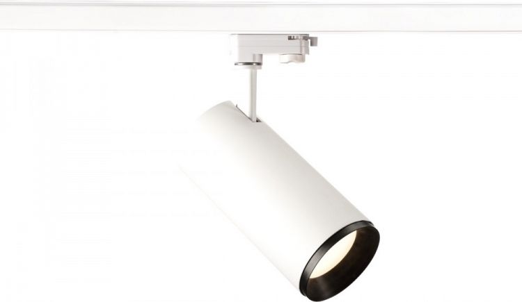 SLV NUMINOS, spot pour rail 3 allumages, intérieur, 36°, blanc/noir, LED, 28W, 4000K, variable