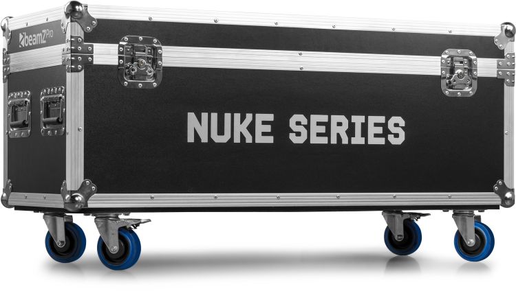 beamZ Pro FLCNL04 Flightcase für 4 Stück NUKE