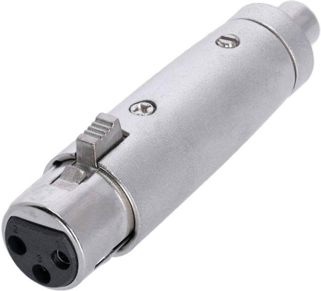 Adam Hall Connectors 4 STAR A XF3 RF2 - Adapter XLR female auf Cinch female