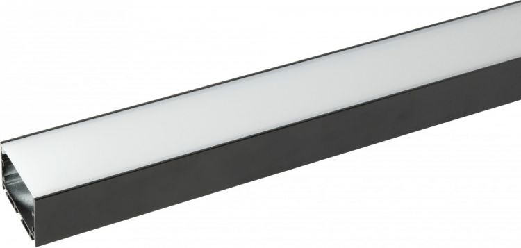 Artecta Profile Pro-Line 26 Profilé noir de 2 m pour bandes LED d’une largeur inférieure à 39