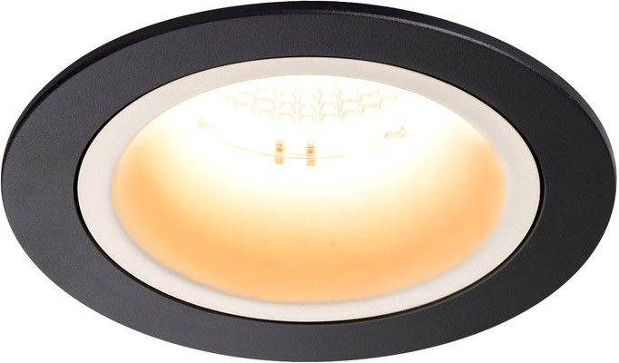 SLV NUMINOS, encastré de plafond intérieur, 20°, noir/blanc, LED, 2700K