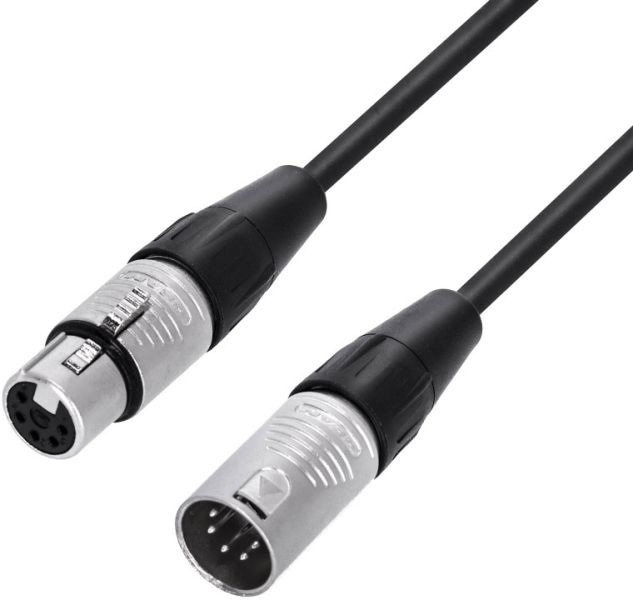 Adam Hall Cables 4 STAR DGH 5 0300 - DMX Kabel | Rean® 5-Pol XLR 5-Pins belegt | 3 m