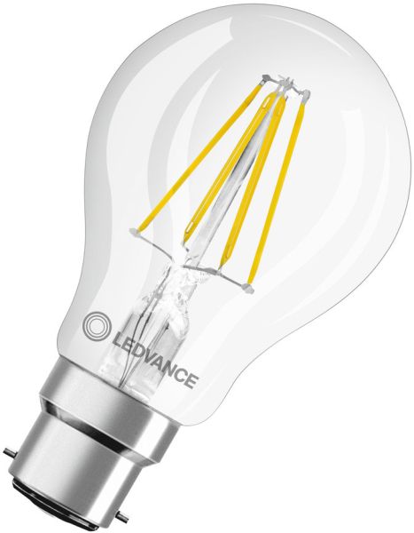 LEDVANCE LED CLASSIC A P 4W 827 FIL CL B22D