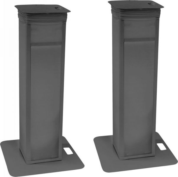 EUROLITE 2x Stage Stand variabel inkl. Cover und Tasche, schwarz