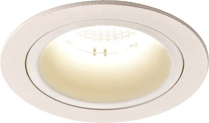 SLV NUMINOS® DL M, Indoor LED Deckeneinbauleuchte weiß/weiß 4000K 40° inkl. Blattfedern