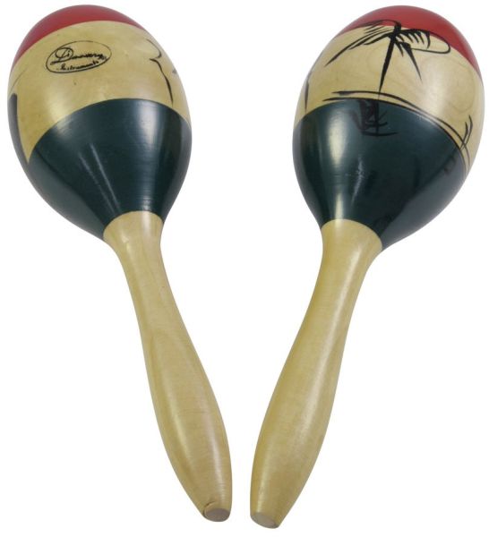 DIMAVERY Maracas Jamaika, Holz 2x