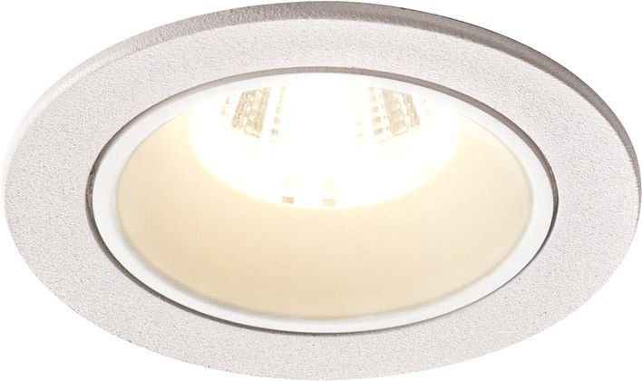 SLV NUMINOS® DL S, Indoor, luminaria empotrada de techo led blanco/blanco 4000 K 55° con