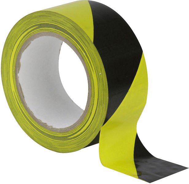 Showtec Floor-Marking tape 50 mm  Black-Yellow tape, 50 mm wide,