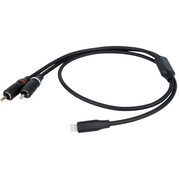 DAP-Audio FL100 - Lightning auf 2 RCA-Stecker 1,5 m