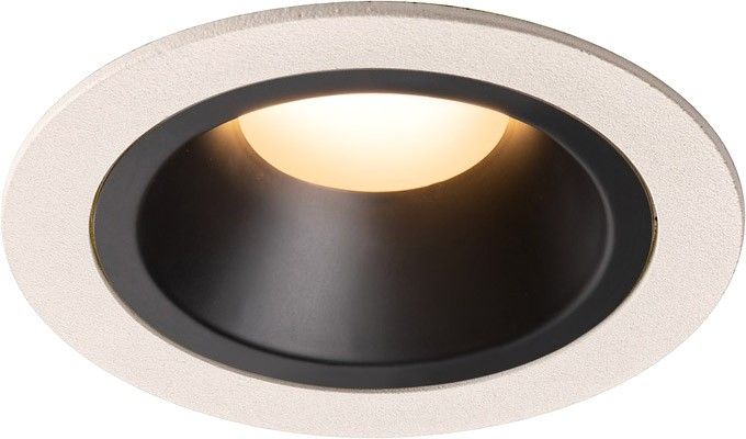 SLV NUMINOS, encastré de plafond intérieur, 40°, blanc/noir, LED, 2700K