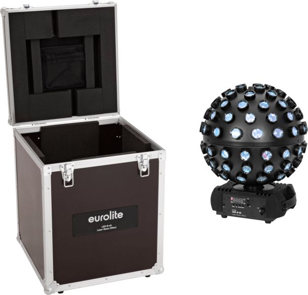 EUROLITE Set LED B-40 Laser Strahleneffekt + Case