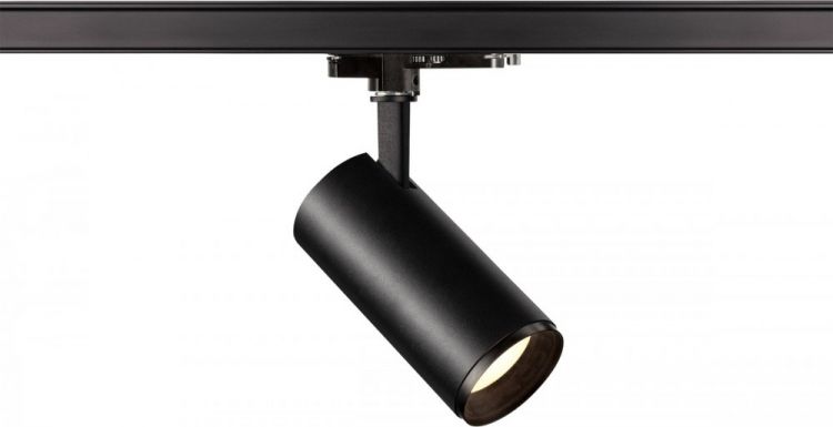 SLV NUMINOS, spot pour rail 3 allumages, intérieur, 24°, noir, LED, 20,1W, 4000K, variable Dali