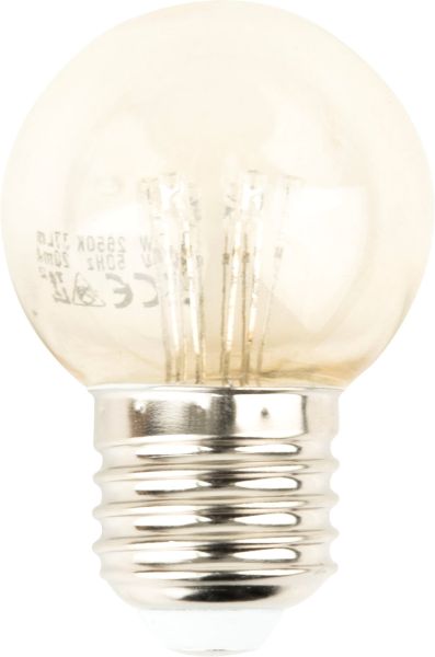 Showgear G45 Diode Bulb E27 1 W - warmweiß, 2200 K - nicht dimmbar