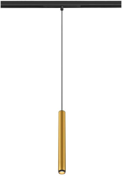 SLV GRIP! S, 48V Pendelleuchte, Pendellänge 200cm, 2000-3000 K, 29°, DALI, Dim-to-Warm, gold /