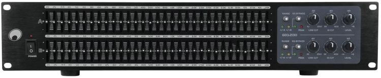 OMNITRONIC GEQ-2310 Equalizer 2x31-Band