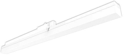 ISOLED 3-PH Linearleuchte 600mm, 20W, neutralweiß, weiß