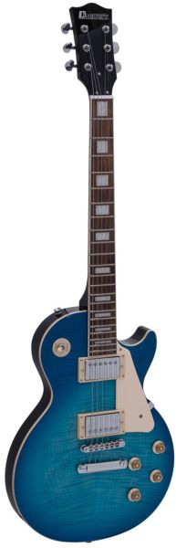 DIMAVERY LP-750 E-Gitarre, faded blueburst