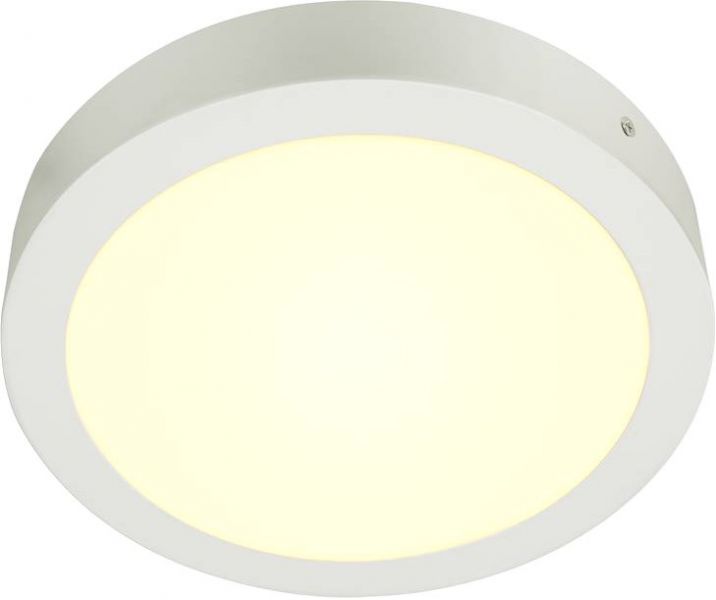 SLV SENSER 24, Indoor LED Deckenaufbauleuchte rund weiß 3000K