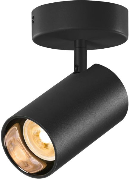 SLV ASTO TUBE, Spot, zylindrisch, max. 1x10W, schwarz