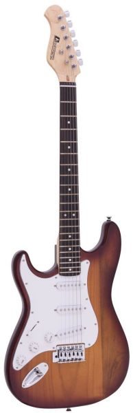 DIMAVERY ST-203 E-Gitarre LH, sunburst