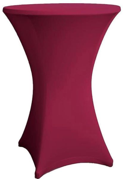 Stehtisch Husse burgund für 70 - 75 cm Durchmesser Stretch