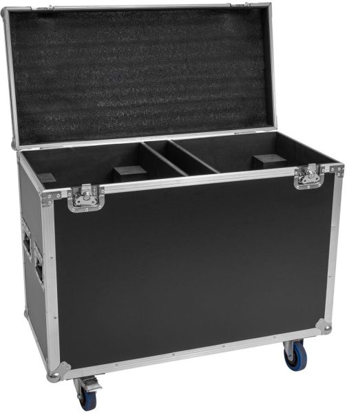 ROADINGER Flightcase 2x IP TMH-H760 mit Rollen