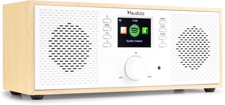 Audizio Rimini Stereo WiFi Internet Radio Weiß