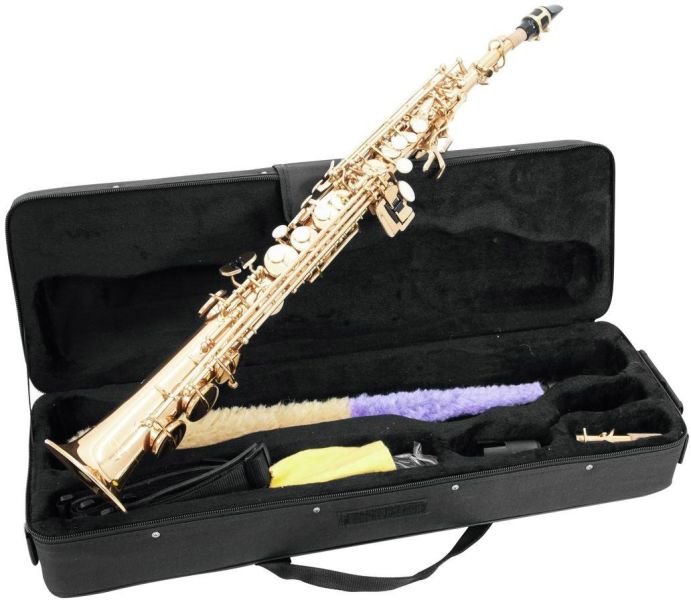 DIMAVERY SP-10 Bb Sopransaxophon, gold