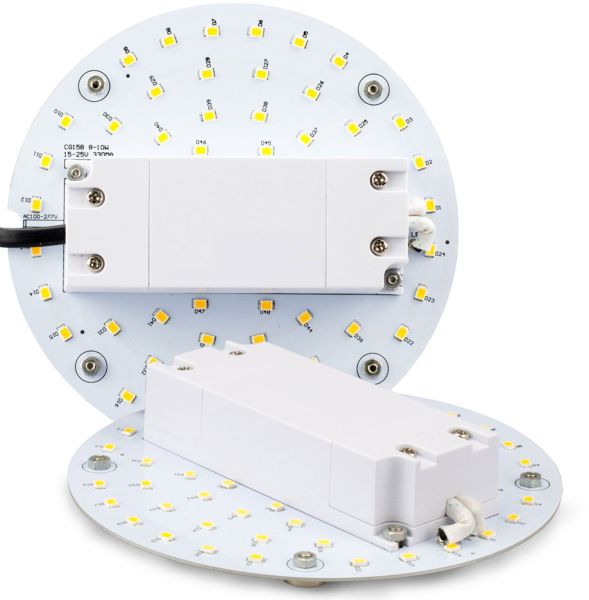 ISOLED LED Umrüstplatine 130mm, 9W, mit Magnet, warmweiß