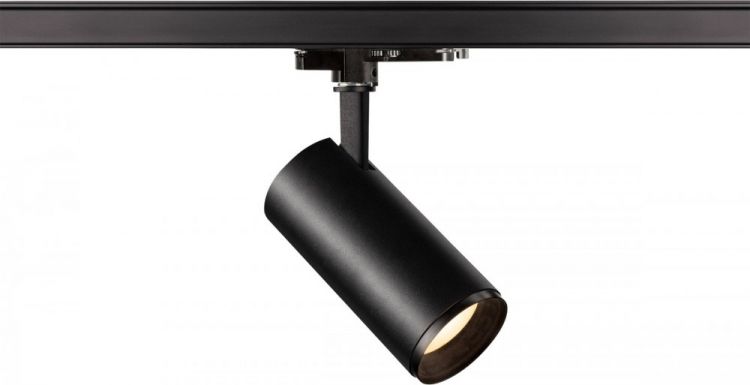 SLV NUMINOS, spot pour rail 3 allumages, intérieur, 24°, noir, LED, 20,1W, 3000K, variable Dali