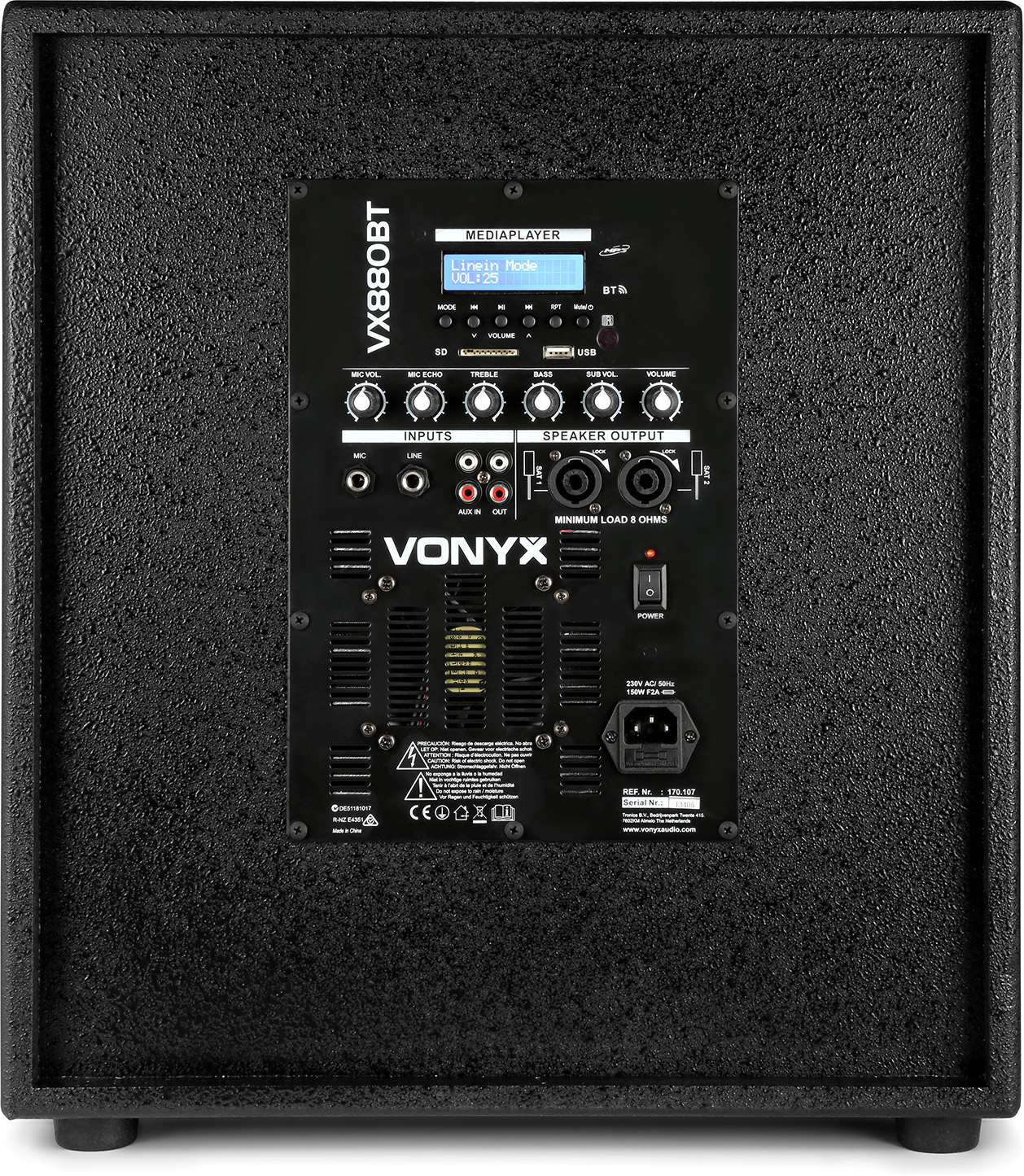 ⚡ Vonyx Vsa10bt Altavoces Activos Bi-Amplificados