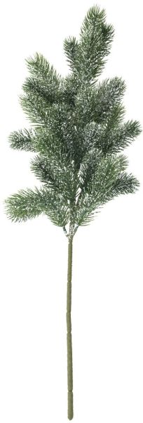 EUROPALMS Tannenzweig, beschneit, PE, 65cm