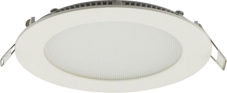 ISOLED LED Downlight, 9W, rund, ultraflach, blendungsreduziert, weiß, neutralweiß, dimmbar CRI90 -B-Stock-