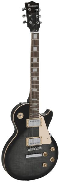 DIMAVERY LP-750 E-Gitarre, Translucent gray blackburst