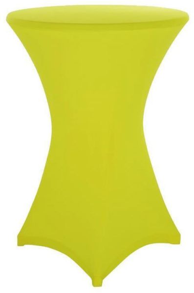 Stehtisch Husse neongelb für 70 - 75 cm Durchmesser Stretch