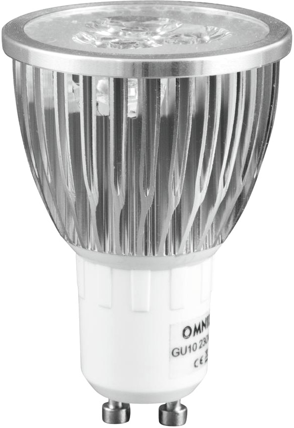 Omnilux GU-10 230V LED SMD 7W Bulb, White 6400K