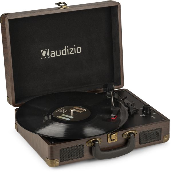 Audizio RP114W Plattenspieler Aktenkoffer Holz