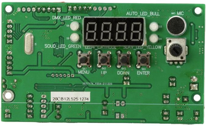 Platine (Steuerung/Display) LED Compact Multi FX (CRT_MB_Dynamic-LED V1.0/10CB20 94_0)