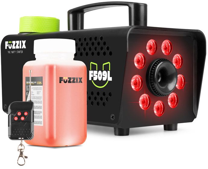 Fuzzix F509L Party-Rauchmaschine 9 LEDs RGB
