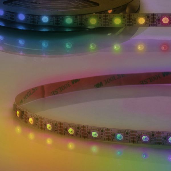 ISOLED LED WS2815 Digital SPI Flexband, 12V, 8W, IP20, RGB