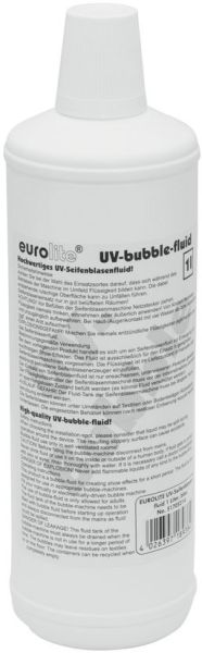 EUROLITE UV-Seifenblasenfluid 1l blau