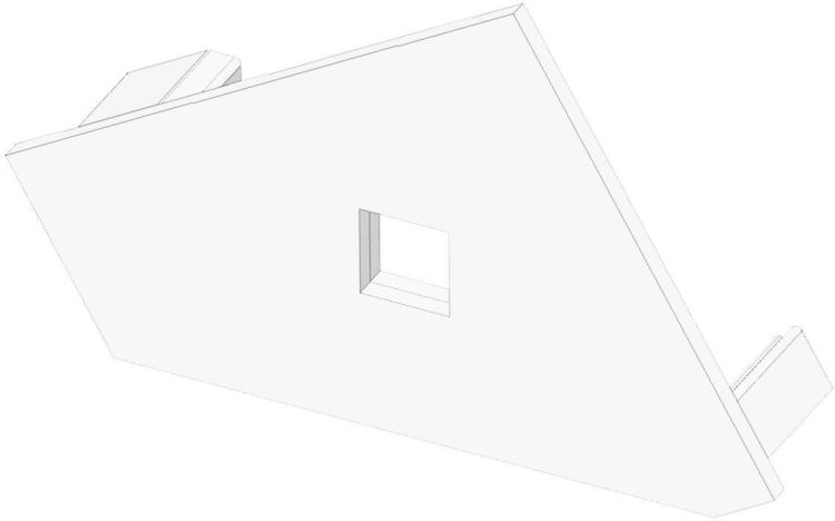 ISOLED Endkappe EC111R weiß für Profil CORNER18 mit Kabeldurchführung, rechts 1 STK