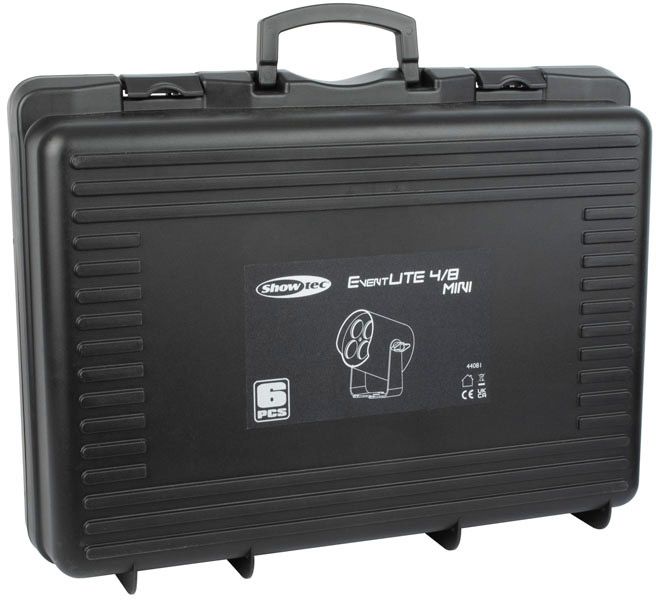 Showtec Case for 6x EventLITE 4/8 Mini Mit Platz für Zubehör