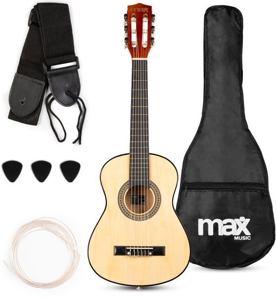 Max SoloArt Junior 1/4 Klassik-Gitarre Pack Natur