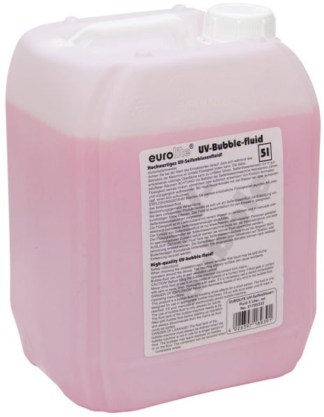 EUROLITE UV-Seifenblasenfluid 5l rot