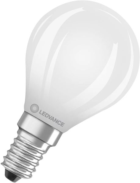 LEDVANCE LED Classic P 25 Filament Energy efficiency class A S 1.2W 827 Frosted E14