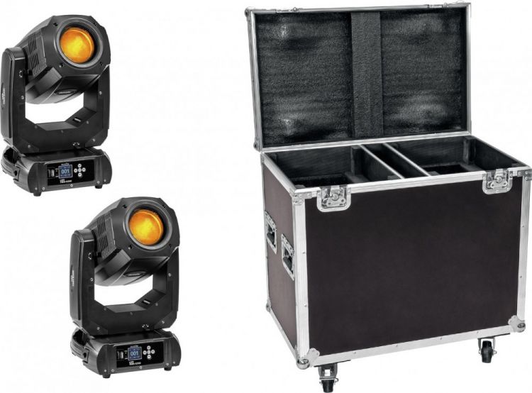 EUROLITE Set 2x LED TMH-S200 + Case