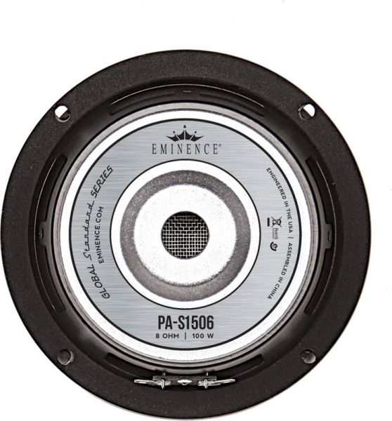 Eminence PA-S1506 - Ferrit Magnet, gestanzter Rahmen, 1,5' Kupferschwingspule,100 Watt, 95,3db