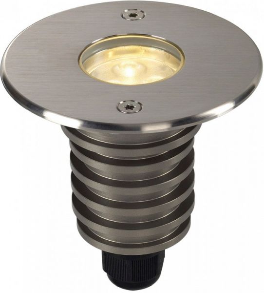 SLV DASAR® 920 Outdoor LED Bodeneinbauleuchte, rund Edelstahl 316 4000K